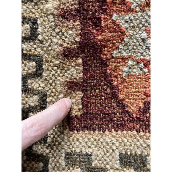 Pottery Barn Gianna Kilim Indoor Outdoor Rug 2.9x9 Multi-Color Runner - Picture 7 of 10